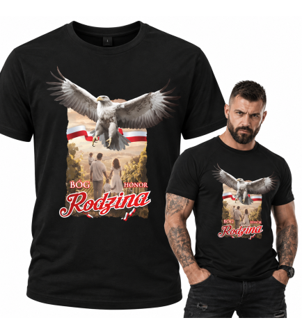 Koszulka Bóg Honor Rodzina